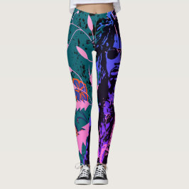 De speler retro vintag leggings