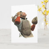 De Speler van de Baseball van de Sport, Catcher o Kaart (Gele Bloem)