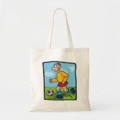 De Speler van de Football van de student Canvas ta Tote Bag (Voorkant)