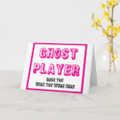 de speler van het buncospook kaart (Gele Bloem)