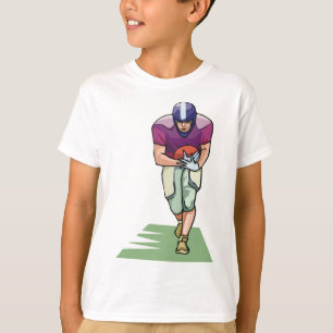 De Speler van het football met de Ball T-shirt