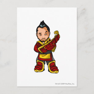 De Speler van het Personeel van Ninja Shenkuu van Briefkaart