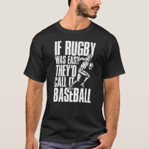 De Speler van Rugby als Rugby Gemakkelijk was zoud T-shirt