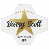 De spelernaam van de Voetbal gepersonaliseerd voet (Enkel)