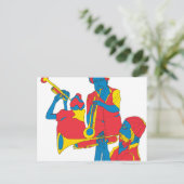 de spelers briefkaart (Staand voorkant)