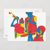 de spelers briefkaart (Voorkant / Achterkant)