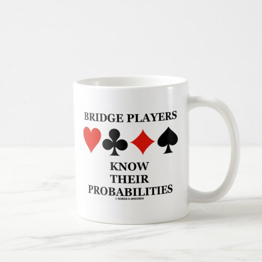 De Spelers van de brug kennen hun waarschijnlijkhe Koffiemok (Rechts)