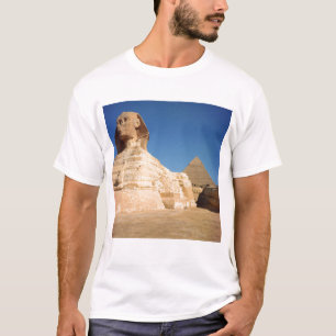 De Sphinx en de piramide van Khafre, Giza T-shirt