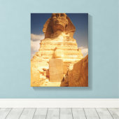 De Sphinx, uit het regime van de koning Canvas Afdruk (Insitu (Houten vloer))