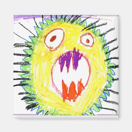 De Spike Monster Magnet Magneet (Voorkant)