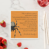 De spin en het vliegengedicht servetten (Insitu)