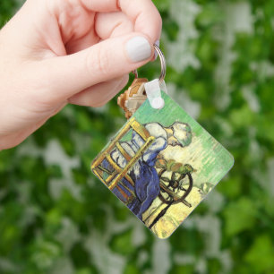 De Spinner door Vincent van Gogh Sleutelhanger