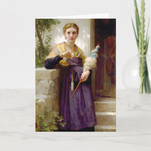 De spinner, William-Adolphe Bouguereau Kaart