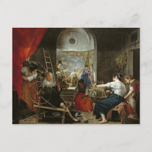 De Spinners, of de Fable of Arachne, 1657 Briefkaart