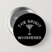 De Spirit Whisperer Funny Bartender Ronde Button 7,6 Cm (Voorkant /achterkant)