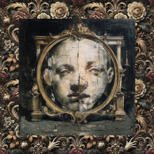 De spirituele kloof — gotische surrealistische fij canvas afdruk