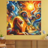 De spirituele kunst canvas afdruk (Insitu (Woonkamer))