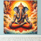 De spirituele kunst canvas afdruk (Insitu (Houten vloer))