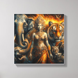 De spirituele kunst canvas afdruk