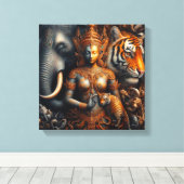 De spirituele kunst canvas afdruk (Insitu (Houten vloer))