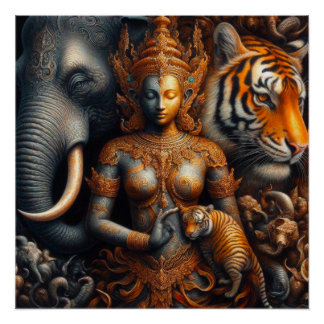 De spirituele kunst perfect poster