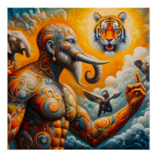 De spirituele kunst perfect poster