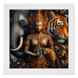 De spirituele kunst perfect poster