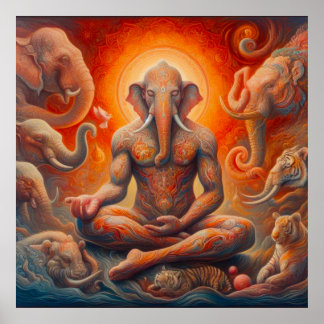 De spirituele kunst poster