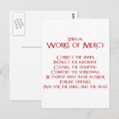 De Spirituele Mercy Briefkaart (Voorkant / Achterkant)