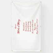 De Spirituele werken van Mercy Spandoek (Verticaal)