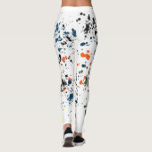 De Spletters van de Verf van het bericht Modern Ab Leggings (Achterkant)