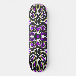 De spoelen Kaart achteraan (Paars) Skateboard