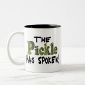 De Spoken Pickle Tweekleurige Koffiemok (Links)