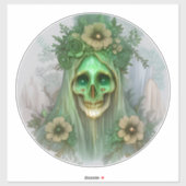 De spookachtige tuingeest sticker (Vel)