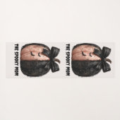 De Spooky Mom Halloween Pumpkin Yogamat (Achterkant (horizontaal))