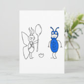 De SPOOOOOOONNN is te groot Feestdagenkaart (Staand voorkant)