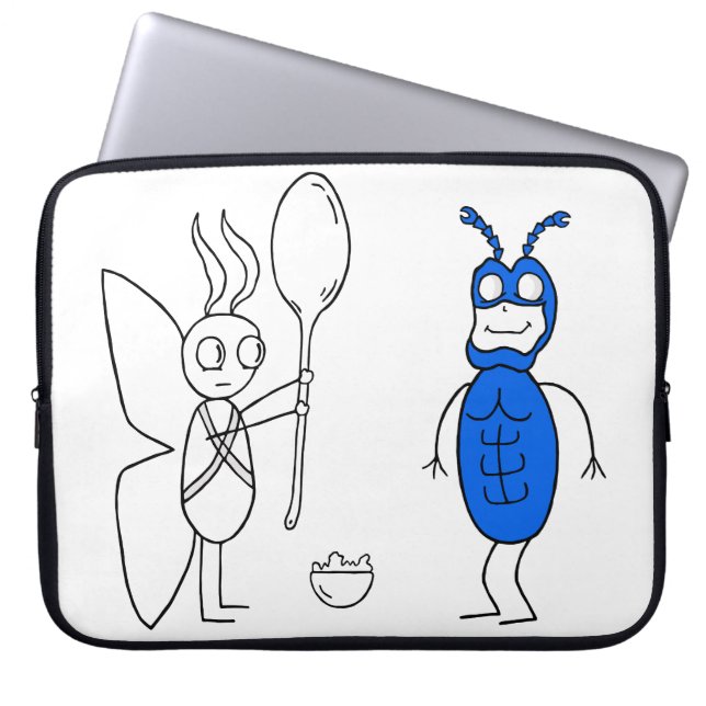 De SPOOOOOOONNN is te groot Laptop Sleeve (Voorkant)
