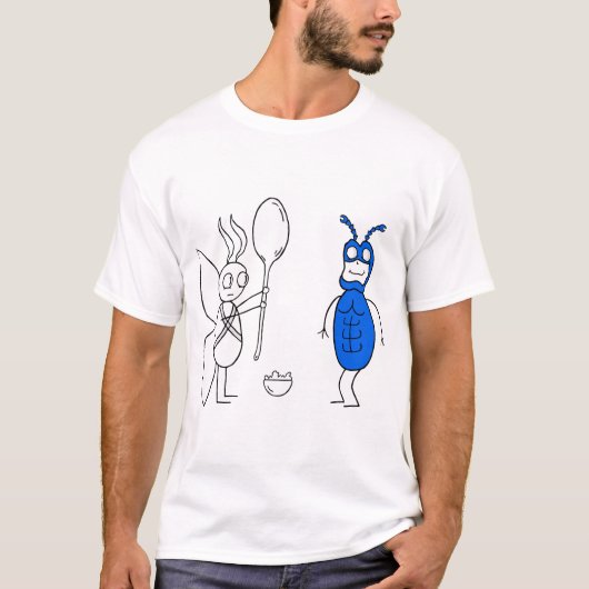 De SPOOOOOOONNN is te groot T-shirt (Voorkant)