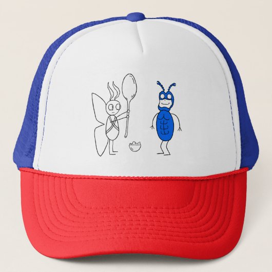 De SPOOOOOOONNN is te groot Trucker Pet (Voorkant)