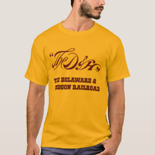 De spoorweg Delaware en Hudson T-shirt