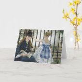 De spoorweg | Édouard Manet Kaart (Gele Bloem)