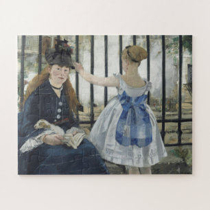 De spoorweg - Manet Impressionist Painting Art Legpuzzel