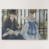 De spoorweg - Manet Impressionist Painting Art Legpuzzel (Horizontaal)