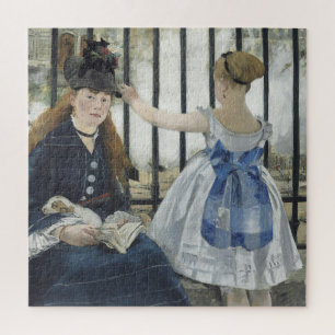 De spoorweg - Manet Impressionist Painting Art Legpuzzel