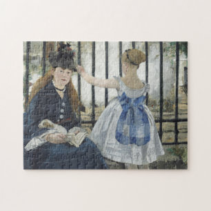 De spoorweg - Manet Impressionist Painting Legpuzzel