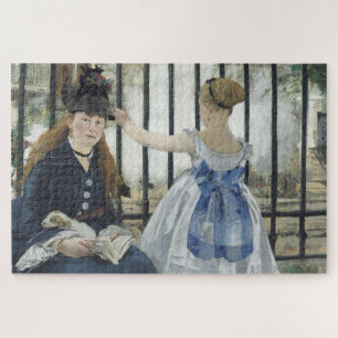 De spoorweg - Manet Impressionist Painting Legpuzzel
