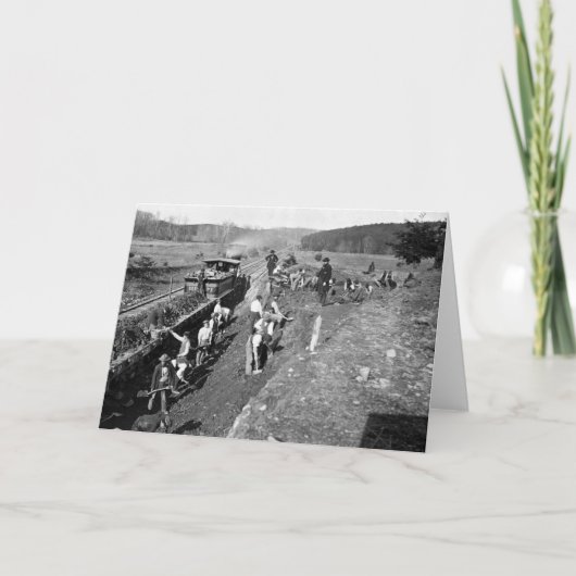 De Spoorweg van de Burgeroorlog in Clifton, Kaart (Voorkant)