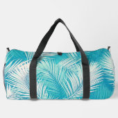 De Sport Aqua Palm Fronds Travel Duffel Sac (Verso)