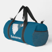 De Sport Badminton Shuttlecock Design Duffel Sac (Coin droit)