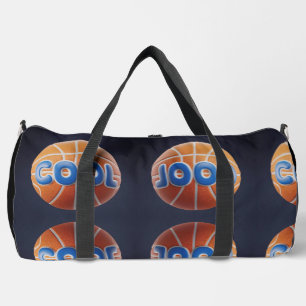 De Sport Black Print Cut Sew Grand Duffin Sac